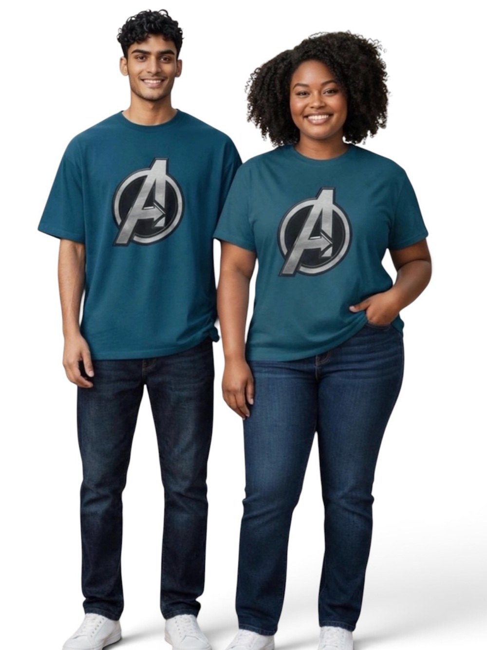 NWT MARVEL STUDIOS THE MARVELS AVENGERS UNISEX BIG AND TALL T SHIRT Size LT